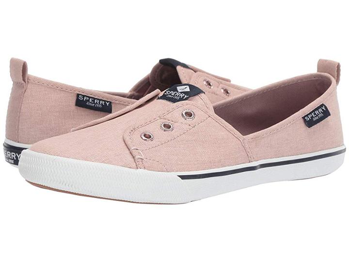 Sperry Lounge Wharf Linen (rose Dust) Women's  Shoes