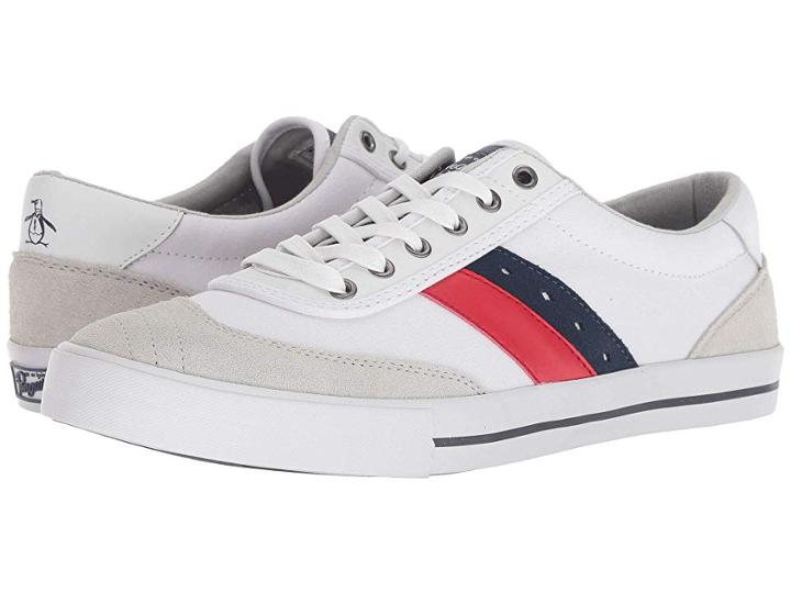 Original Penguin Cole (white/navy/red) Men's  Shoes