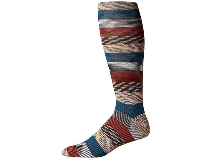 Missoni Fiammata Multicolor Socks (multi) Men's Crew Cut Socks Shoes