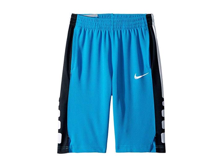 Nike Kids Dry Elite Basketball Short (little Kids/big Kids) (equator Blue/black/white) Boy's Shorts