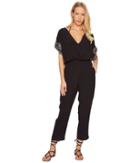 L*space Raquel Romper Cover-up (black) Women's Swimsuits One Piece