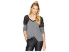 Xcvi Fatine Top (licorice Wash) Women's Clothing