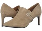 Calvin Klein Joanie (tobacco Kid Suede/elastic) High Heels