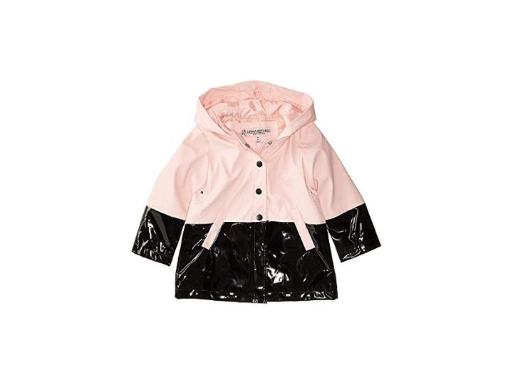 Urban Republic Kids Raincoat Color Block Jacket (infant/toddler) (pink) Girl's Coat