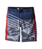 Quiksilver Kids Highline Lava Slash Boardshorts (big Kids) (blue Night) Boy's Swimwear