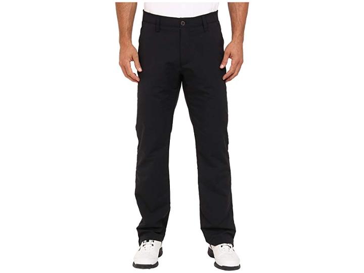 Under Armour Golf Ua Match Play Pant (black/true Gray Heather/black) Men's Casual Pants
