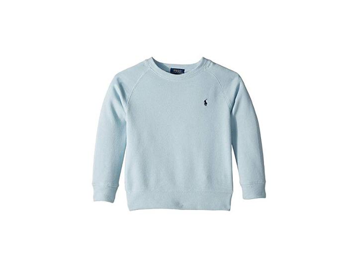 Polo Ralph Lauren Kids Spa Terry Sweatshirt (little Kids/big Kids) (alpine Blue) Boy's Clothing