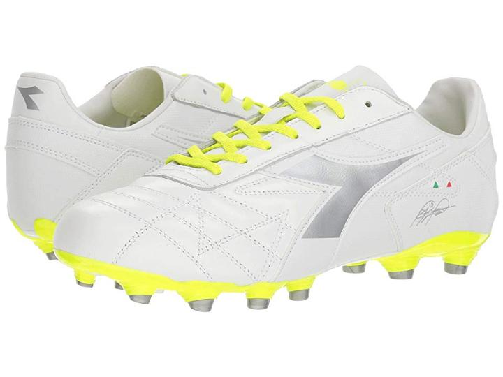 Diadora M. Winner Rb Lt Mg 14 (white/fluo Yellow) Men's Soccer Shoes