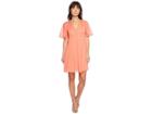 Catherine Catherine Malandrino Odom Flutter Back Dress (porcelain Rose) Women's Dress