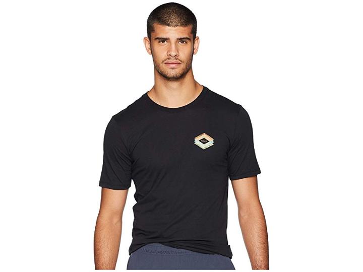 Hurley Dri-fit Trail Tee (black) Men's Clothing