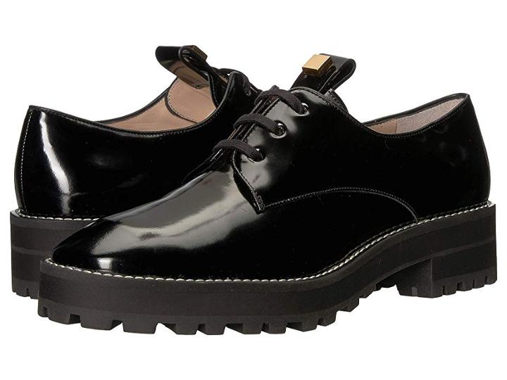 Stuart Weitzman Britton (black Gloss Calf) Women's Shoes