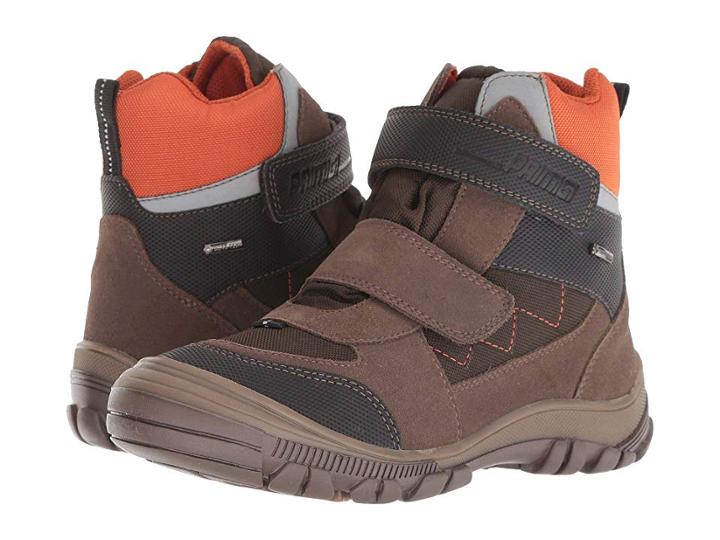 Primigi Kids Pna Gtx 24355 (little Kid) (brown/green) Boy's Shoes