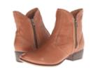 Seychelles Lucky Penny (cognac Leather) Women's Zip Boots
