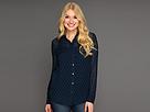 Lucky Brand - Joan Textured Jacquard Shirt (american Navy