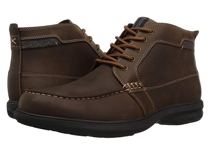Nunn Bush Marley St. Moc Toe Boot (tan) Men's Dress Lace-up Boots