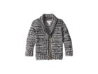 Peek Finn Cardigan (infant) (black) Boy's Sweater