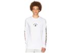 Globe Ue Pyramid Long Sleeve Tee (white) Men's T Shirt