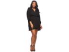 Kari Lyn Plus Size Demri Dress (black) Women's Dress