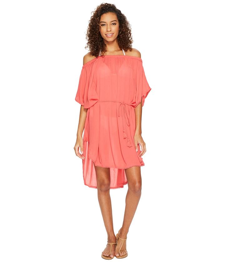 Echo Design Seaside Caftan (coral) Women's Clothing