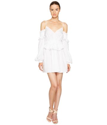 Francesco Scognamiglio Off Shoulder Strapless Dress (white) Women's Dress