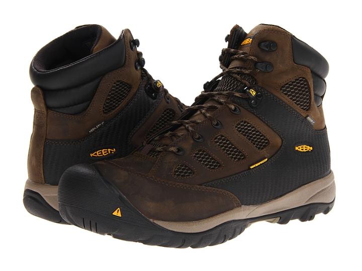 Keen Utility Tucson Mid (black Olive/burnt Olive) Men's Work Lace-up Boots