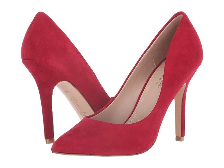 Charles By Charles David Maxx (scarlet Suede) High Heels