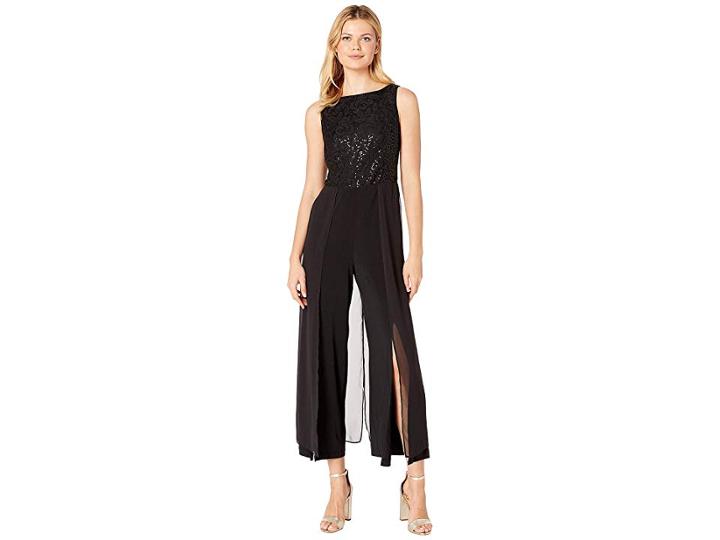 London Times Carwash Jumpsuit (black/black) Women's Jumpsuit & Rompers One Piece