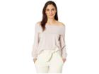 1.state Fold-over Off Shoulder Brushed Jersey Top (dawn Glow) Women's Clothing