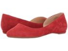 Nine West Spruce9x9 Flat (red Suede) Women's Shoes
