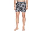 Scotch & Soda Printed Melange Swim Shorts With Cut Sewn Waistband (combo B) Men's Swimwear