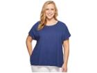 Extra Fresh By Fresh Produce Plus Size Keepsake T-shirt (moonlight Blue) Women's T Shirt