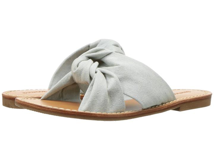 Soludos Knotted Slide Sandal (chambray) Women's Sandals