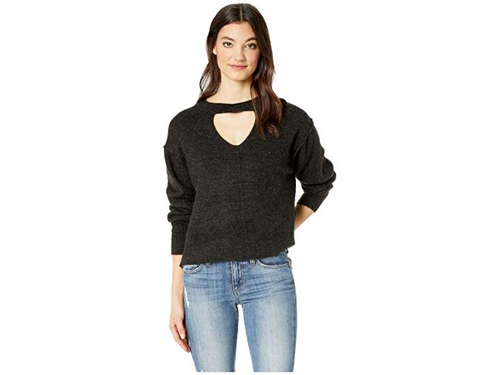 Billabong Without A Crew Sweater (black) Women's Sweater