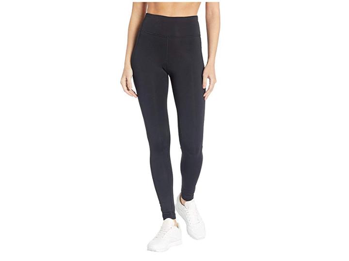 Reebok Workout Ready Performance High-rise Tights (black/black) Women's Casual Pants