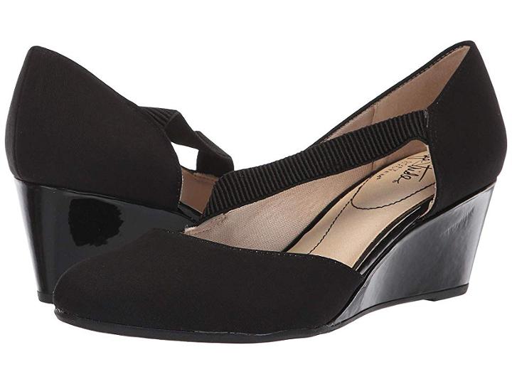 Lifestride Decisions (black) Women's Wedge Shoes