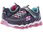 Skechers Kids Glimmer Lights 10833l Lights (little Kid/big Kid) (navy/multi) Girl's Shoes