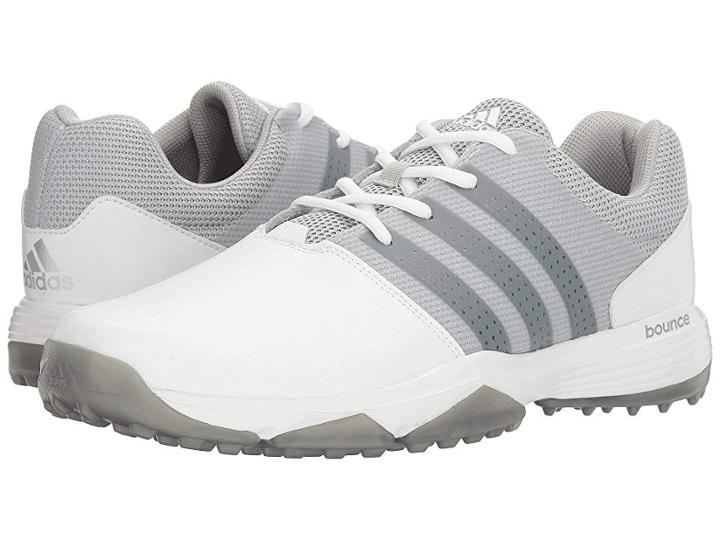Adidas Golf 360 Traxion (ftwr White/silver Metallic/silver Metallic) Men's Golf Shoes