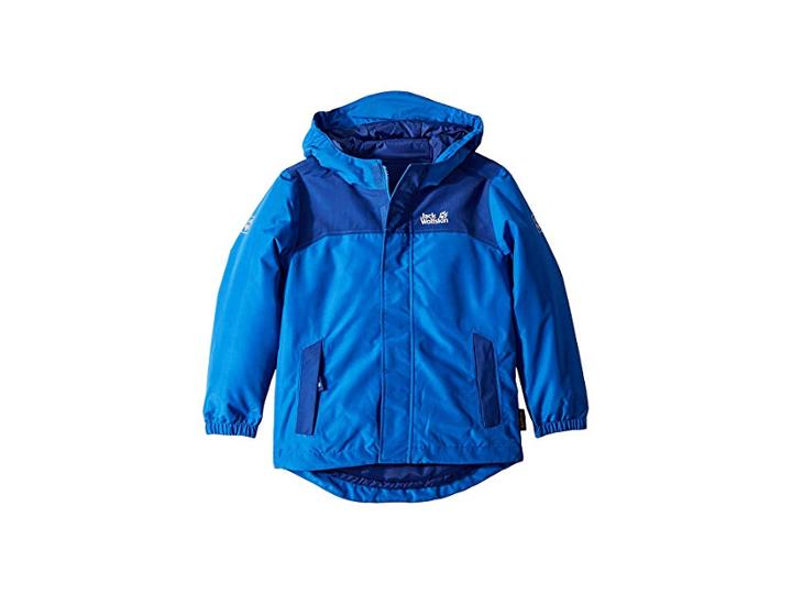 Jack Wolfskin Kids Kajak Falls Jacket (infant/toddler/little Kids/big Kids) (coastal Blue) Boy's Coat