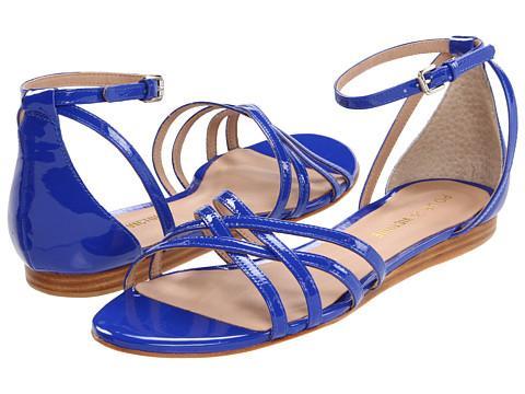 Pour La Victoire Faine (cobalt Patent) Women's Sandals