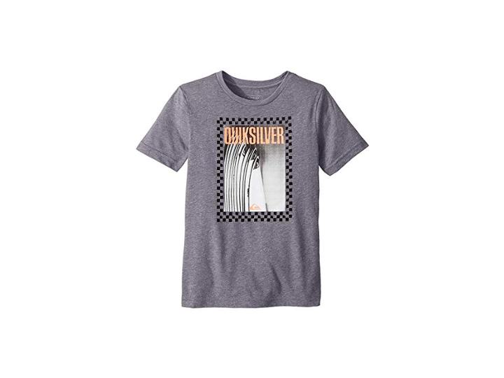 Quiksilver Kids Winter Quiver Tee (toddler/little Kids) (medium Grey Heather) Boy's T Shirt