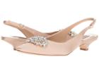 Badgley Mischka Page (latte Satin) Women's 1-2 Inch Heel Shoes