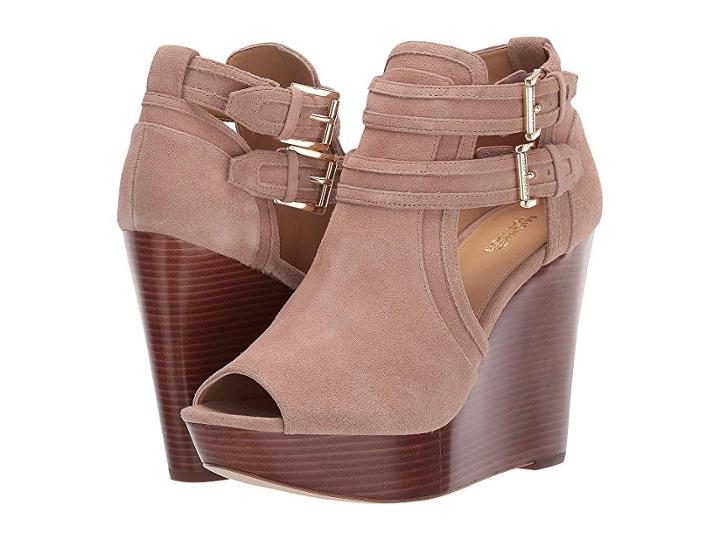 Michael Michael Kors Blaze Wedge (dark Khaki) Women's Shoes