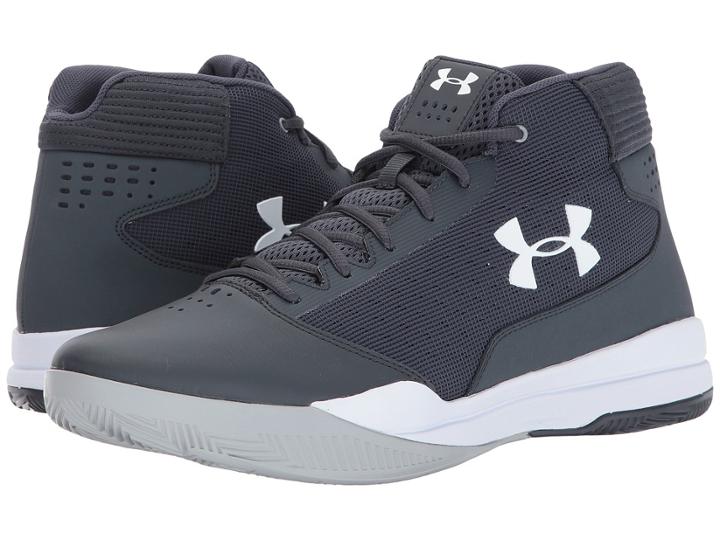 Under Armour Ua Jet 2017 (steal Gray/white/steel) Men's Basketball Shoes