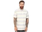 Rip Curl Back Burner Short Sleeve Shirt (blue Grey) Men's Clothing