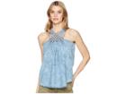 Scully Araminta Summer Fun Crisscross Top (blue) Women's Clothing