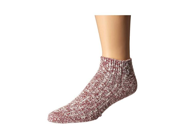 Wigwam Cypress Quarter Single Pack (white/red) Quarter Length Socks Shoes