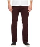 Calvin Klein Four-pocket Sateen Bowery Casual Pants (spiced Currant) Men's Casual Pants