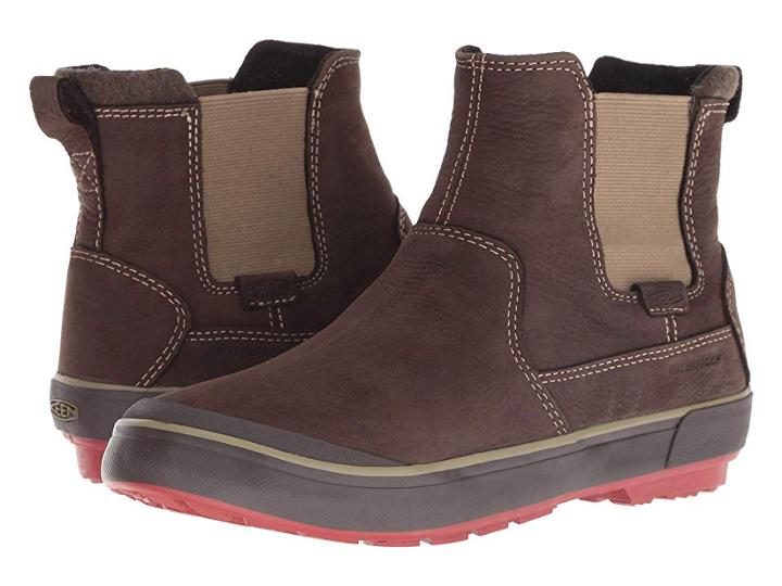 Keen Elsa Ii Chelsea Waterproof (mulch/martini Olive) Women's Shoes