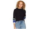 Free People Mixed Up Cuff Top (black) Women's Clothing