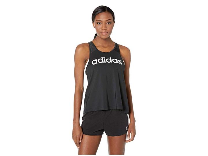 Adidas Designed-2-move Logo Tank Top (black) Women's Sleeveless